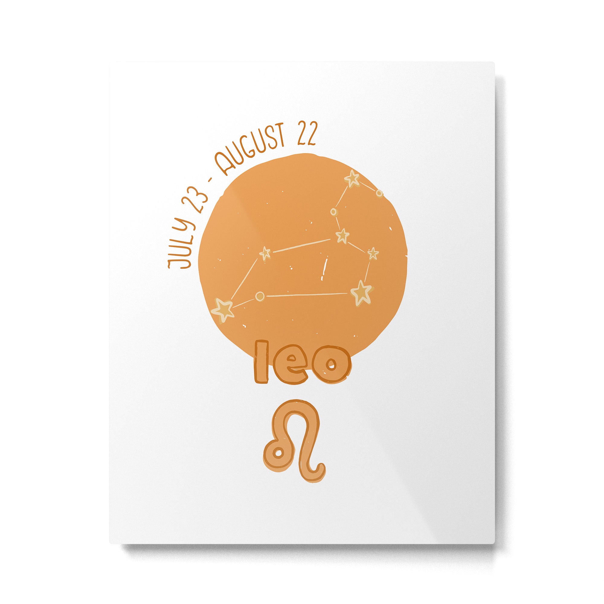 Leo Constellation Metal Print Gallery Image 6