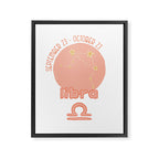 Libra Constellation Framed Canvas Print Gallery Image 8