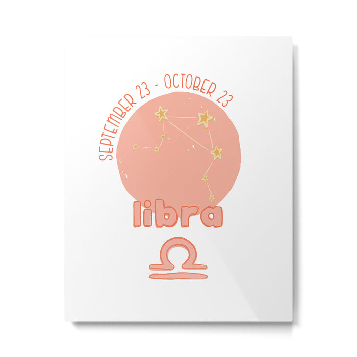 Libra Constellation Metal Print Gallery Image 1