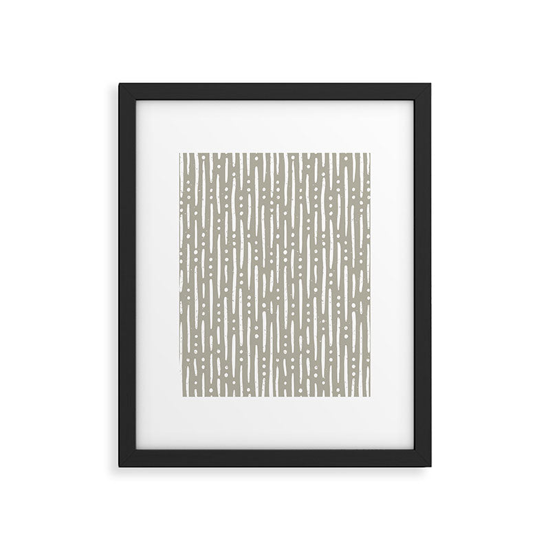 Line Up in Sand Framed Art Print Gallery Image 4