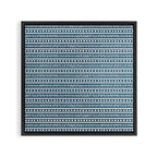 Modern Boho Mudcloth . Ocean Blue Framed Canvas Print Gallery Image 3