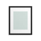 Modern Boho Mudcloth on Aqua Mint  Framed Art Print Gallery Image 6