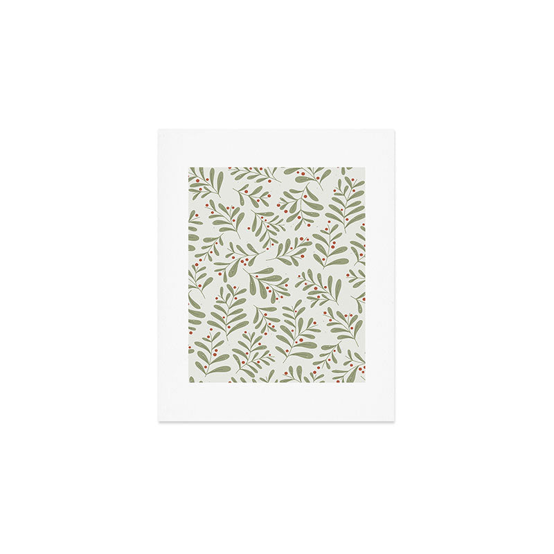 Modern Mistletoe Art Print Gallery Image 1
