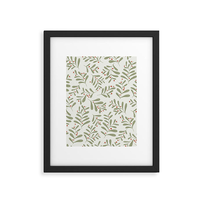 Modern Mistletoe Framed Art Print Gallery Image 1