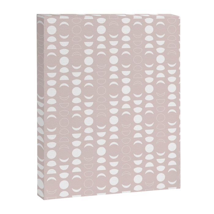 Moon Phases (Light Blush) Canvas Print Gallery Image 1