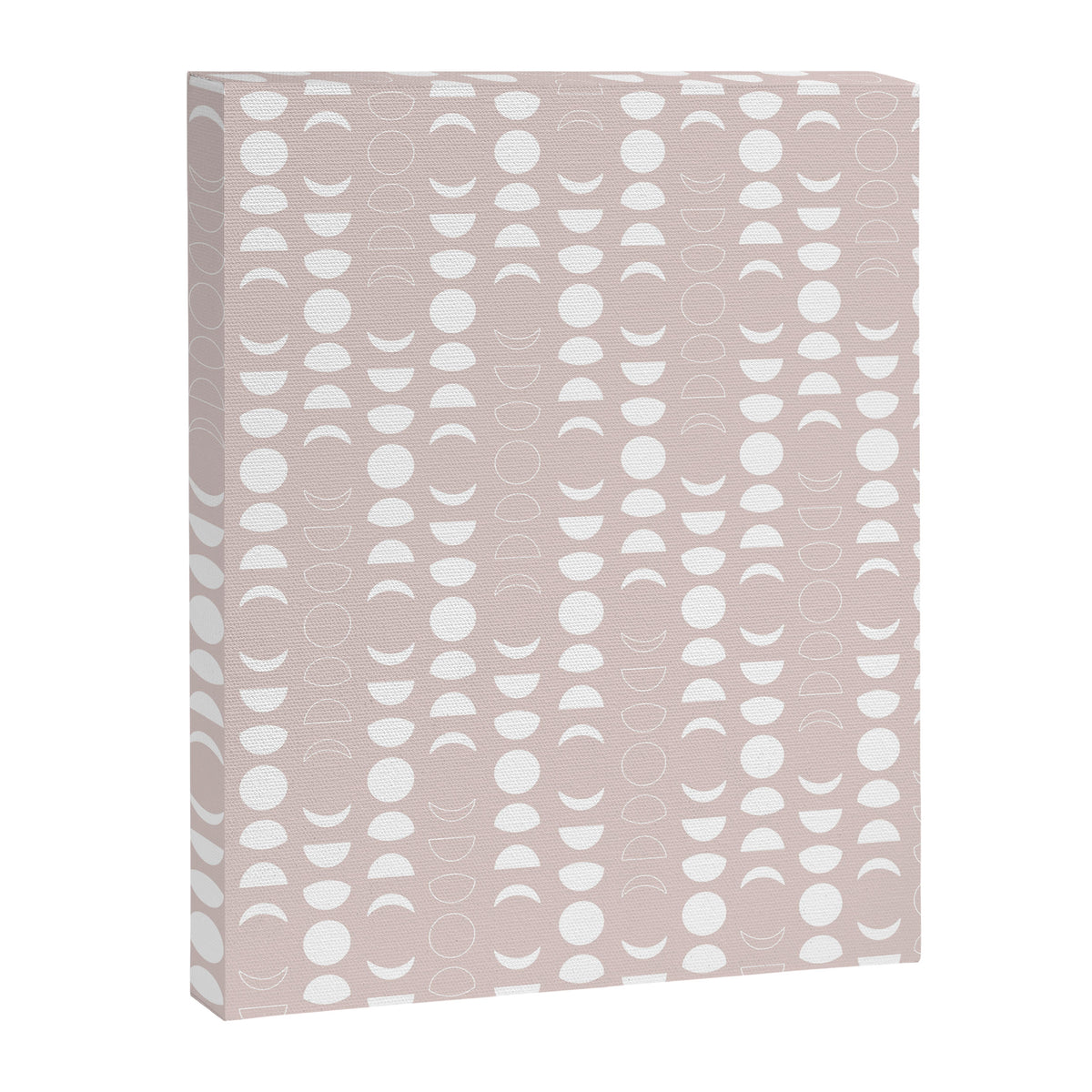 Moon Phases (Light Blush) Canvas Print Gallery Image 8