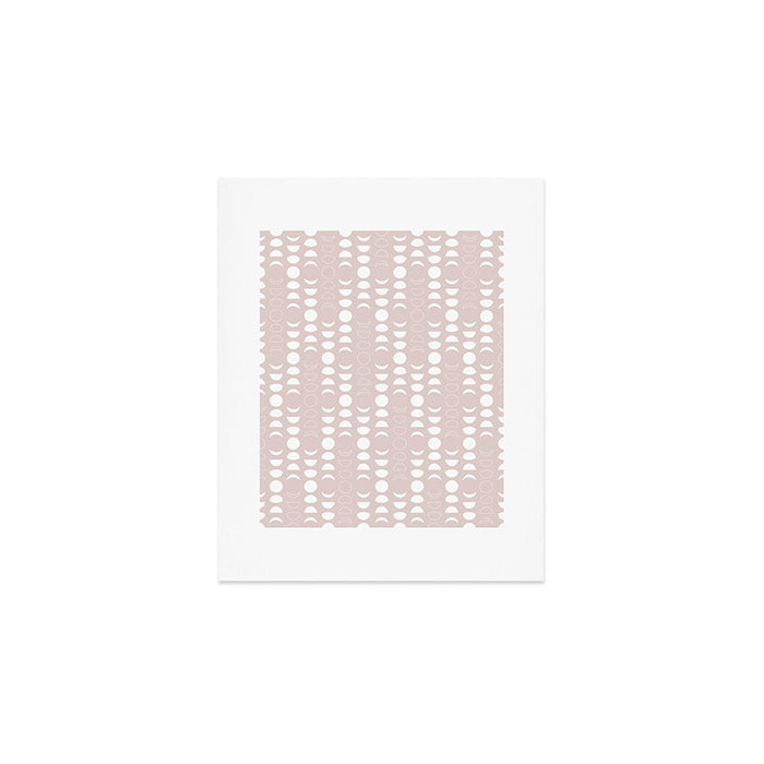 Moon Phases (Light Blush) Art Print Gallery Image 1