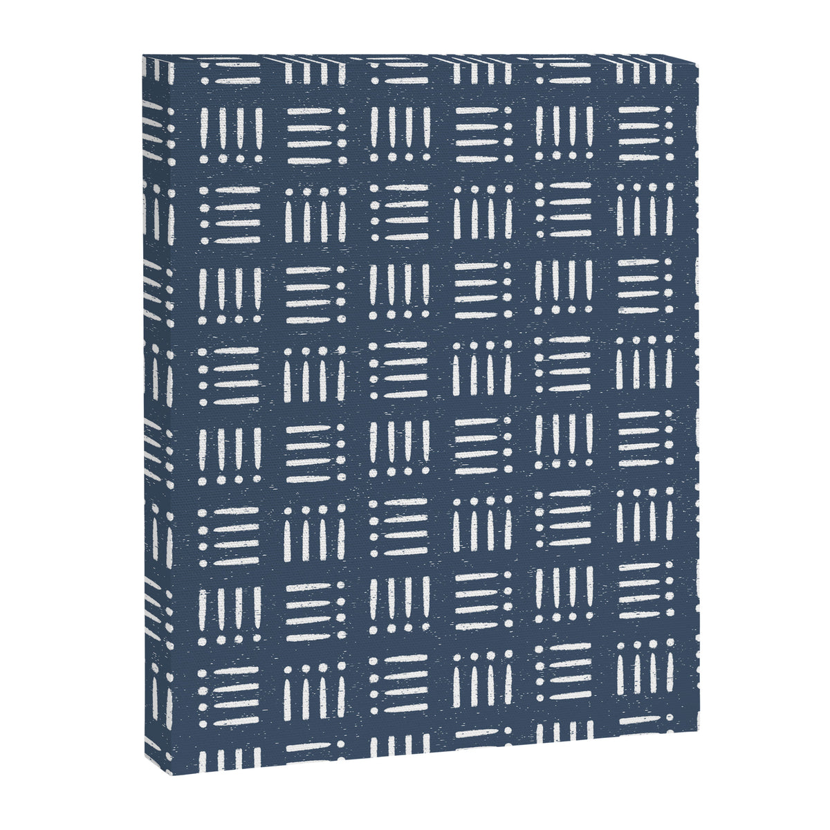Mudcloth | Classic Blue Canvas Print Gallery Image 8