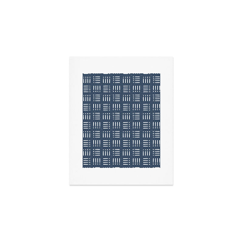 Mudcloth | Classic Blue Art Print Gallery Image 1