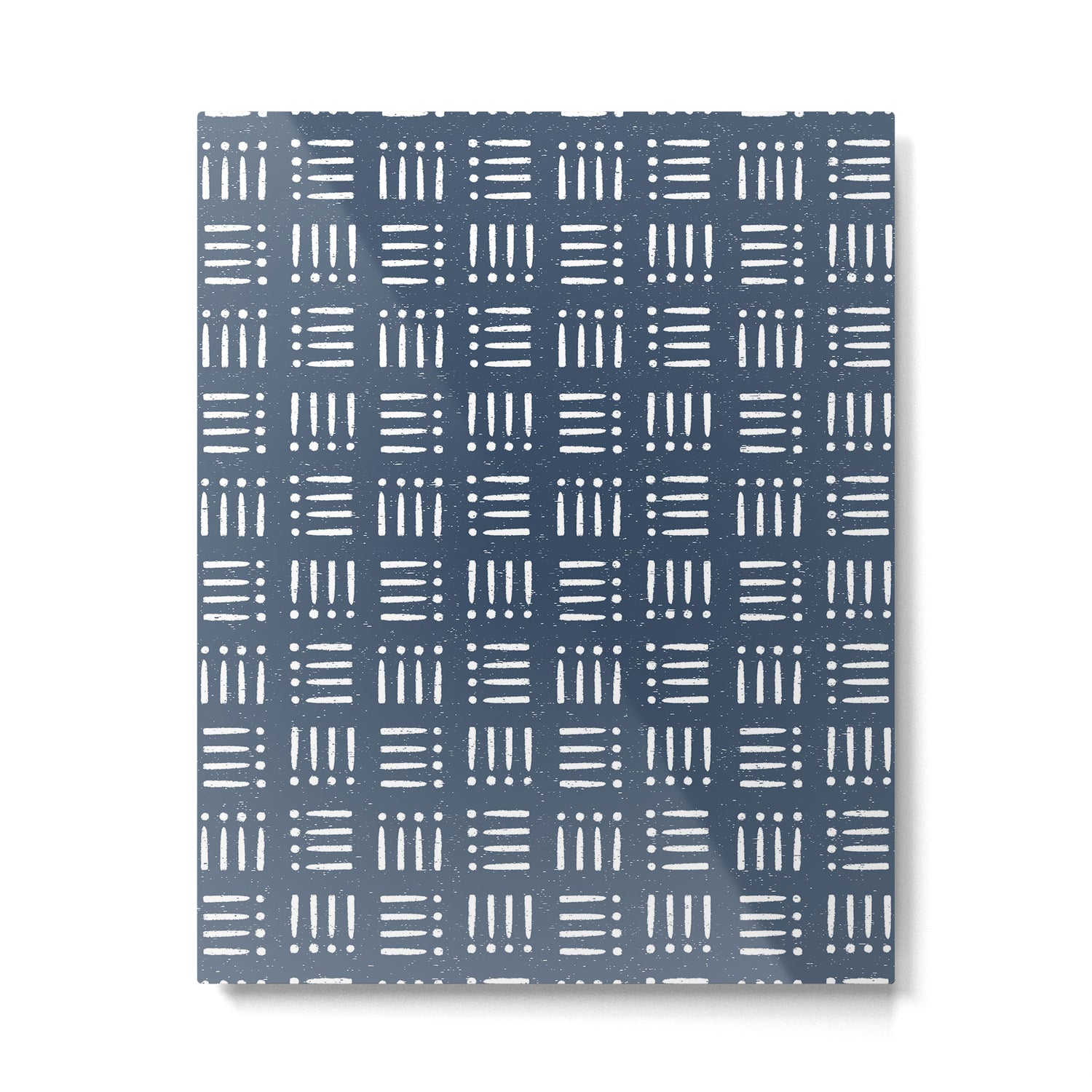 Mudcloth | Classic Blue Metal Print Gallery Image 6