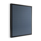 Nautical Handdrawn Stripes Framed Canvas Print Gallery Image 2
