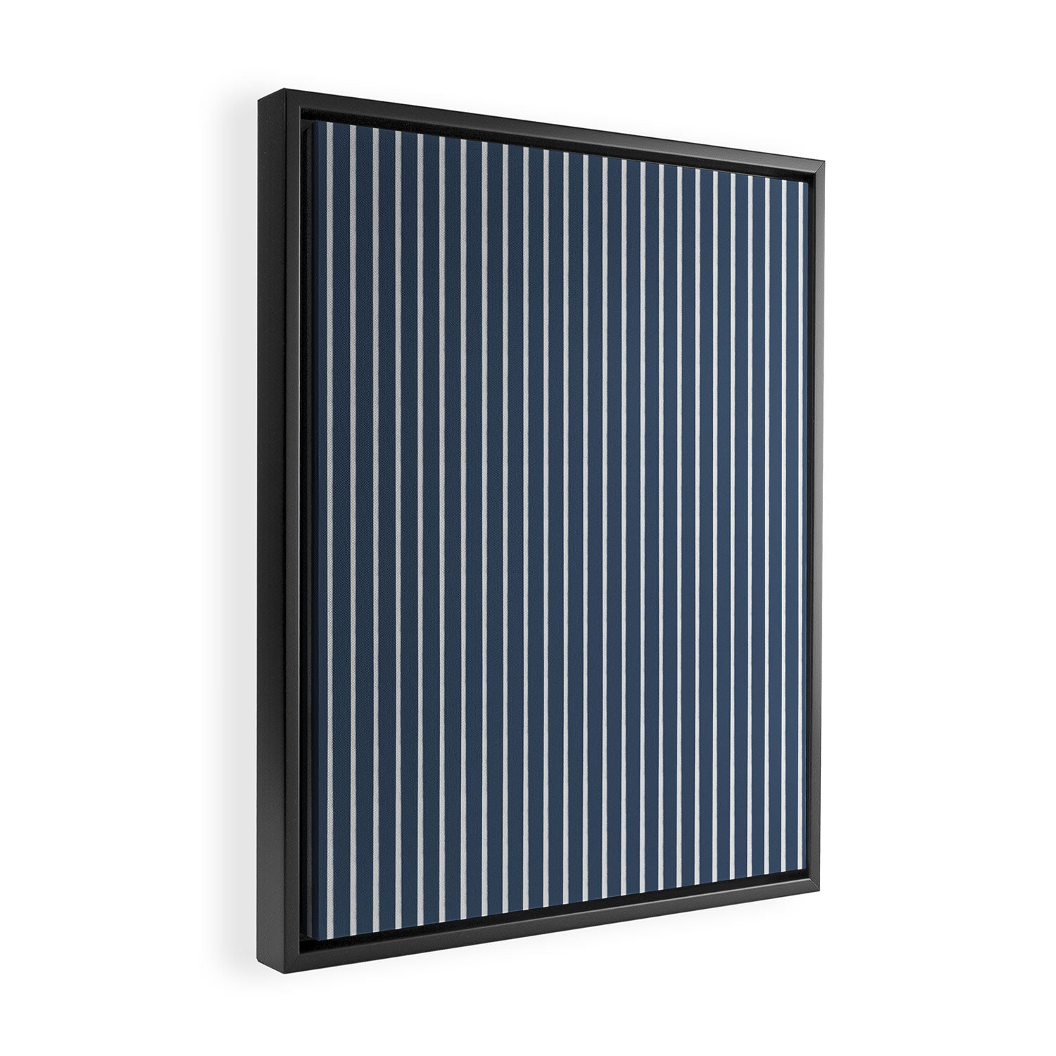 Nautical Handdrawn Stripes Framed Canvas Print Gallery Image 2