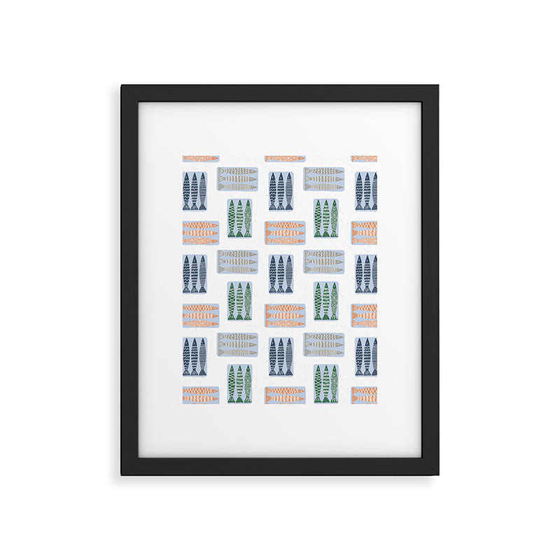 Nautical Tinned Fish Framed Art Print Gallery Image 6