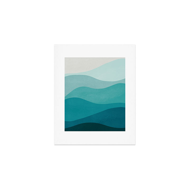 Ocean Waves Art Print Gallery Image 1