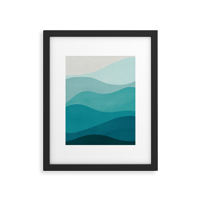 Ocean Waves Framed Art Print Gallery Image 1