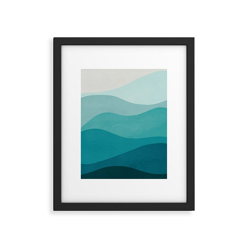 Ocean Waves Framed Art Print Gallery Image 5