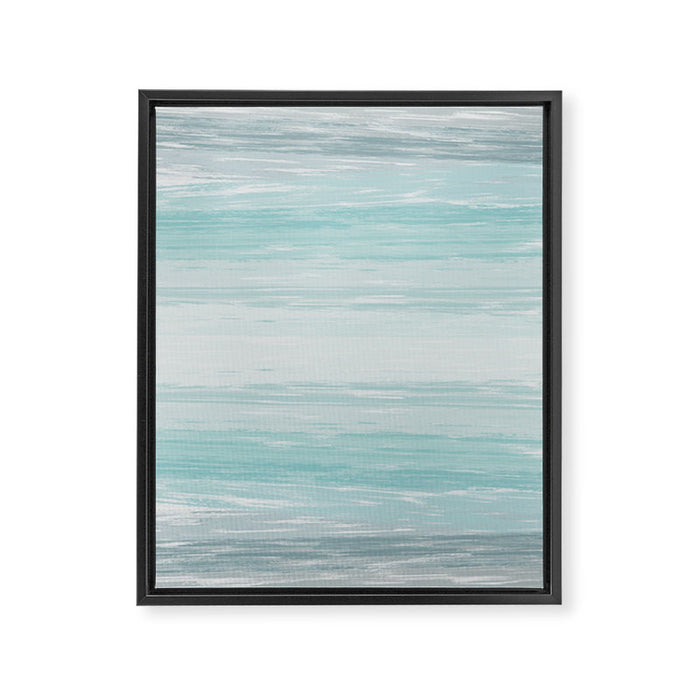 Ocean Waves Framed Canvas Print Gallery Image 1
