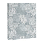 Palm leaves . Coastal blue Canvas Print Gallery Image 8