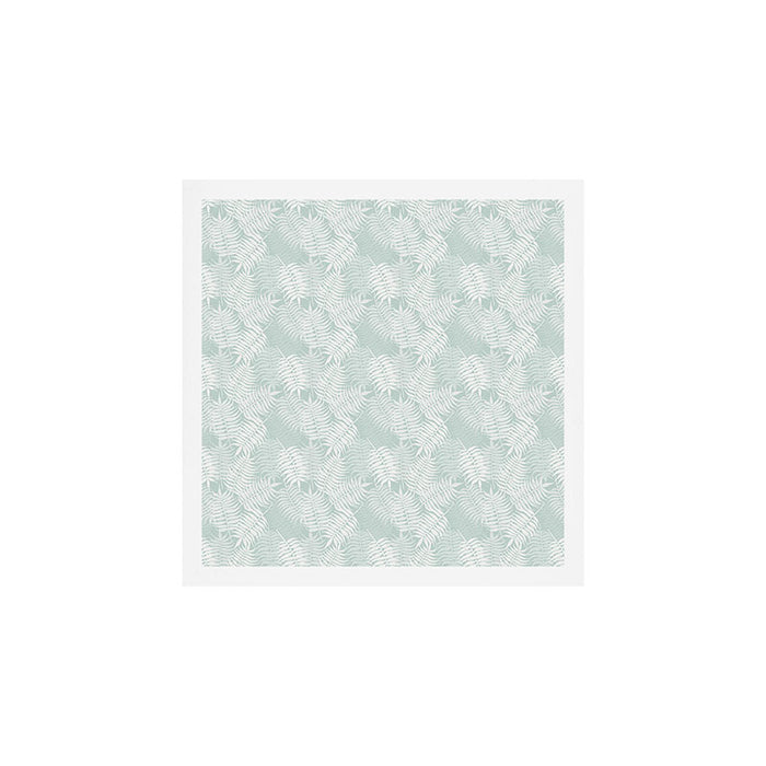 Palm Leaves . Soft Aqua Art Print Gallery Image 1