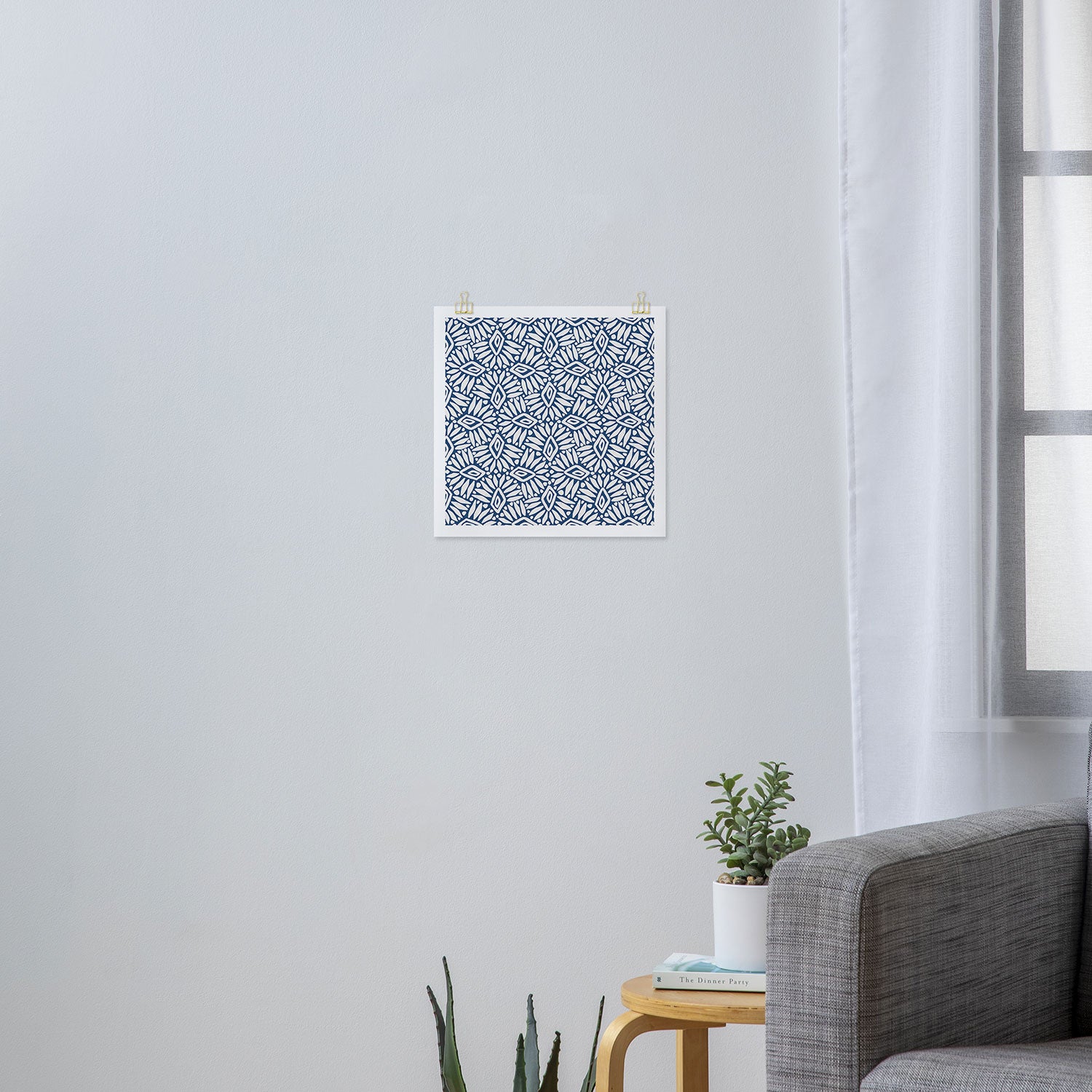 Palm Ogee Art Print Gallery Image 3