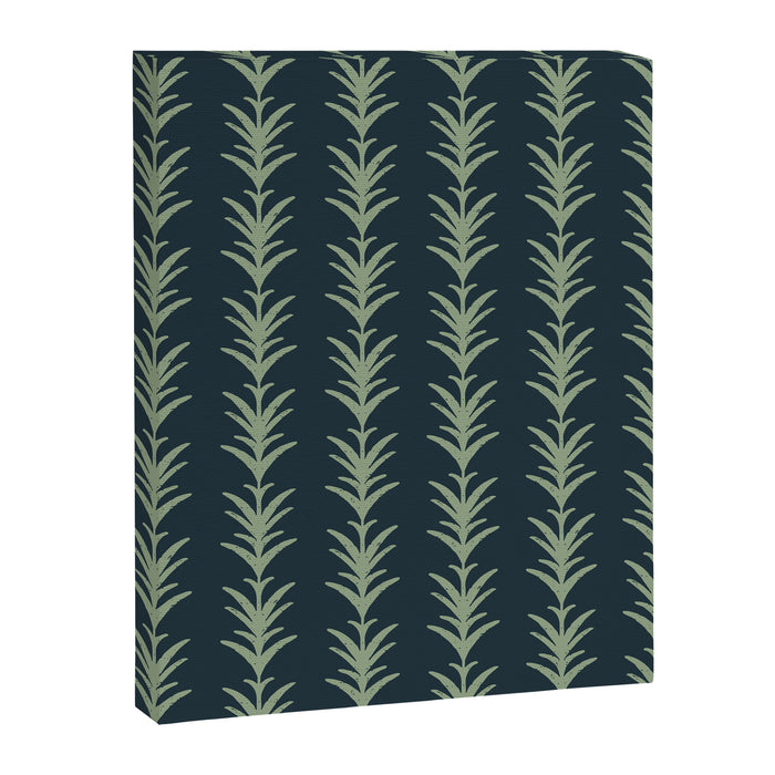 Palm Pier | Navy Canvas Print Gallery Image 1