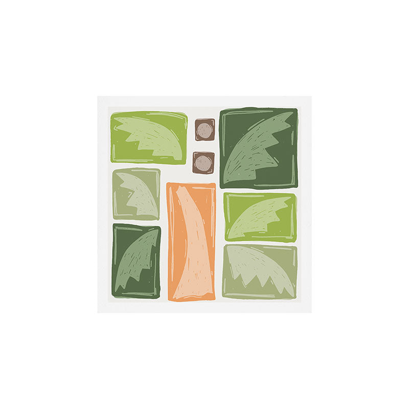 Palm Tree Block Print . Palm Springs Edit Art Print Gallery Image 1
