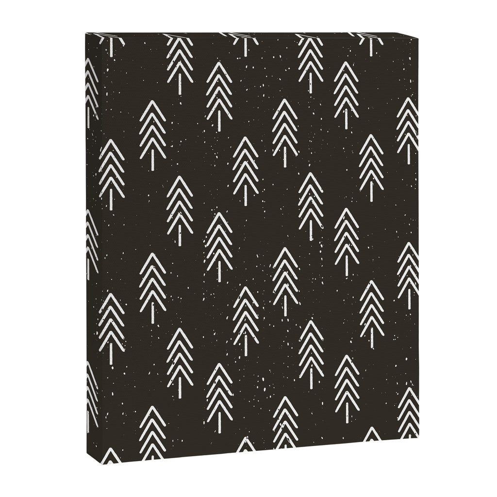 Pine Trees . Charcoal Canvas Print Gallery Image 8