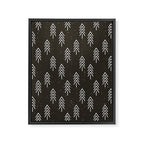Pine Trees . Charcoal Framed Canvas Print Gallery Image 8