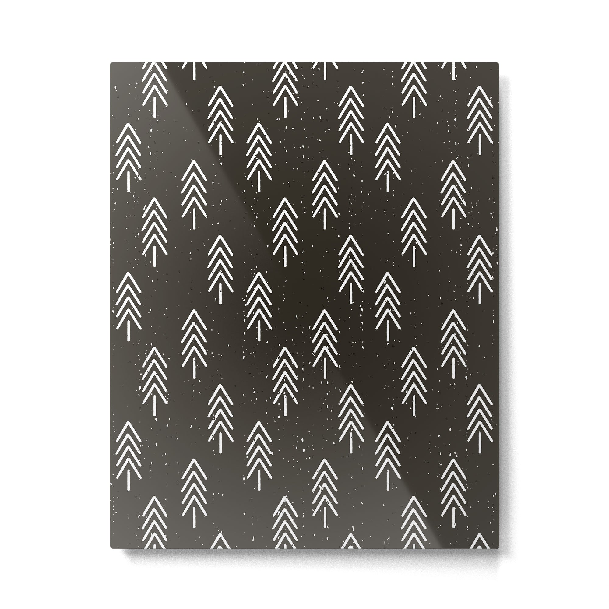 Pine Trees . Charcoal Metal Print Gallery Image 6