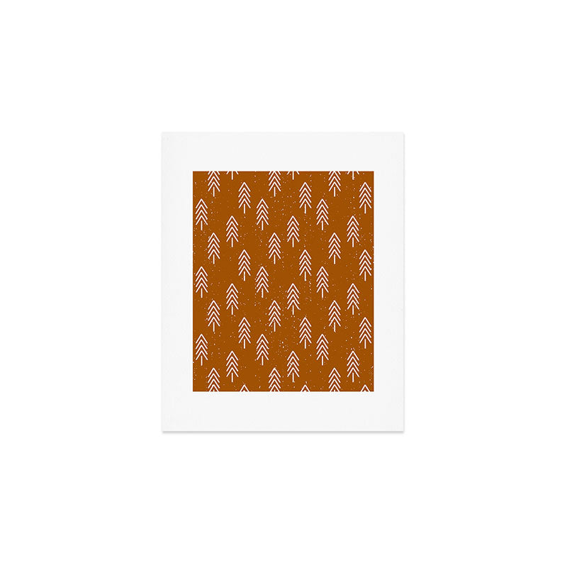 Pine Trees . Clay Art Print Gallery Image 1