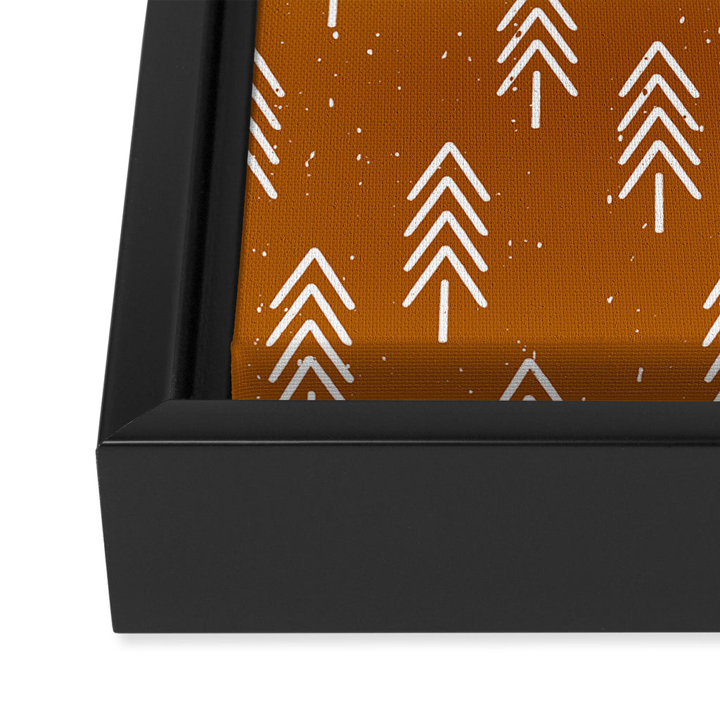 Pine Trees . Clay Framed Canvas Print Gallery Image 3