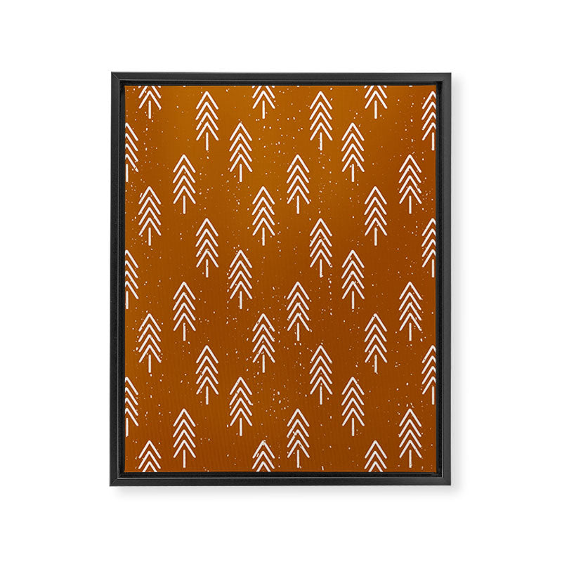 Pine Trees . Clay Framed Canvas Print Gallery Image 8