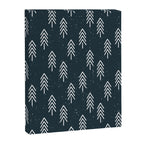 Pine Trees . Navy Canvas Print Gallery Image 8