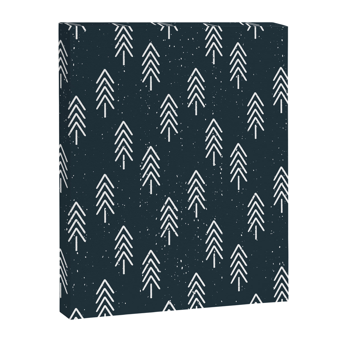 Pine Trees . Navy Canvas Print Gallery Image 8
