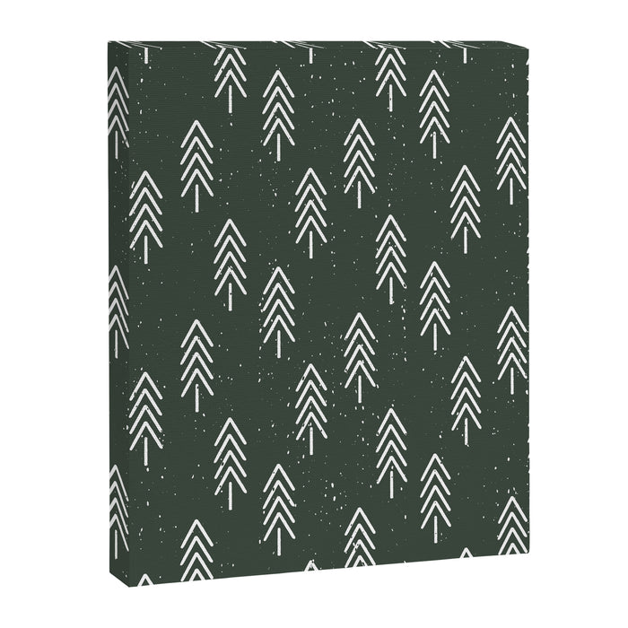Pine Trees . Olive Canvas Print Gallery Image 1
