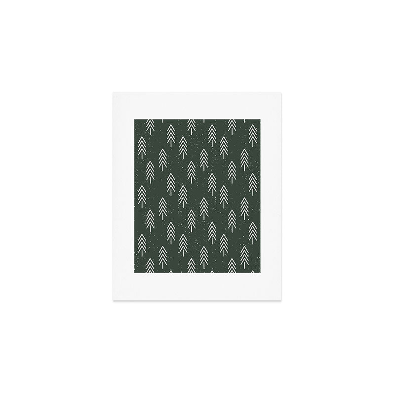 Pine Trees . Olive Art Print Gallery Image 1