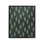 Pine Trees . Olive Framed Canvas Print Gallery Image 8