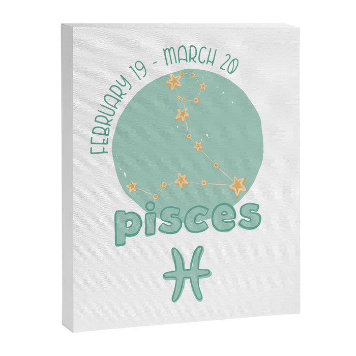 Pisces Constellation Canvas Print Gallery Image 1