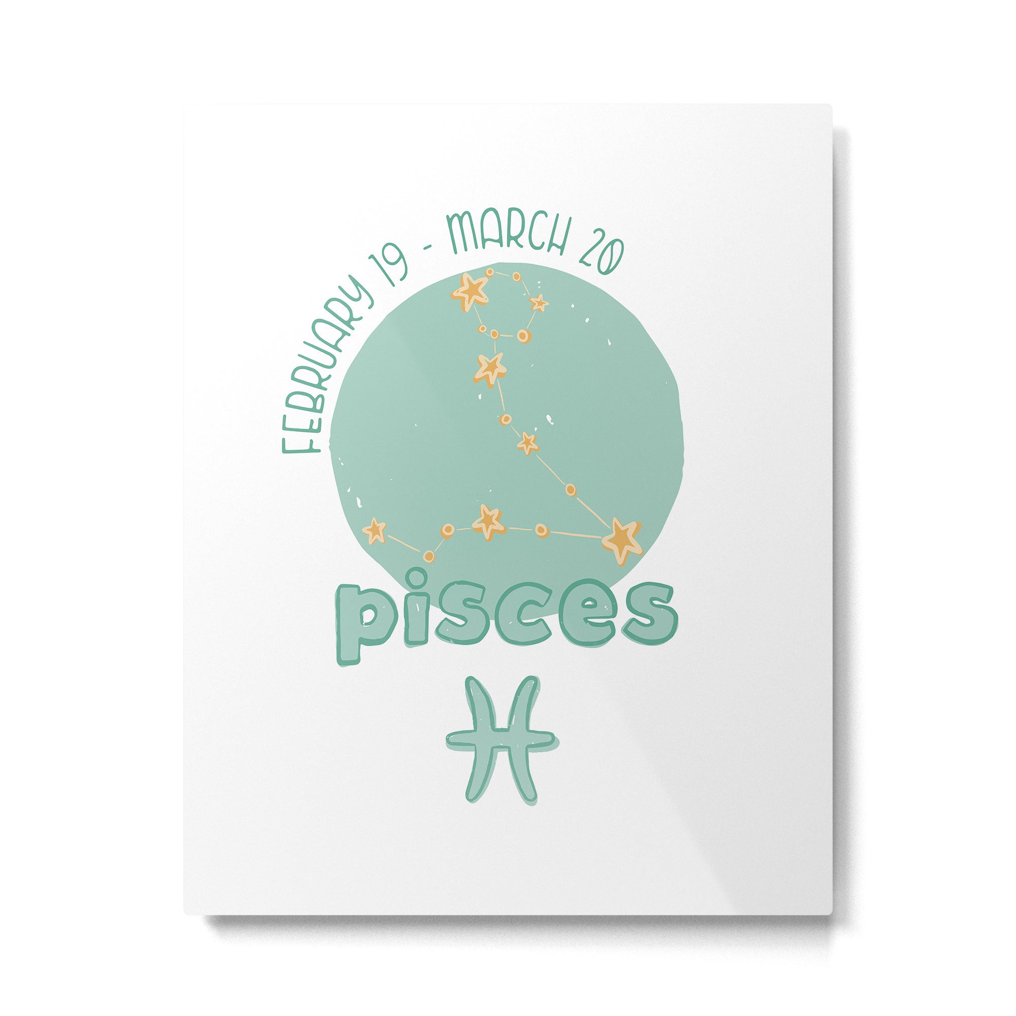 Pisces Constellation Metal Print Gallery Image 6