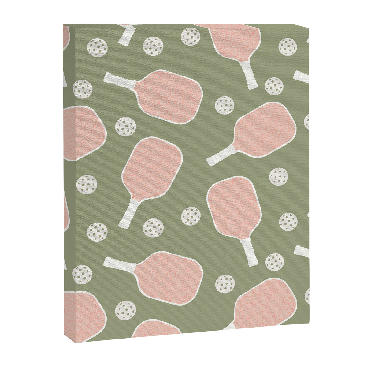 Preppy Pink Pickleball Canvas Print Gallery Image 8