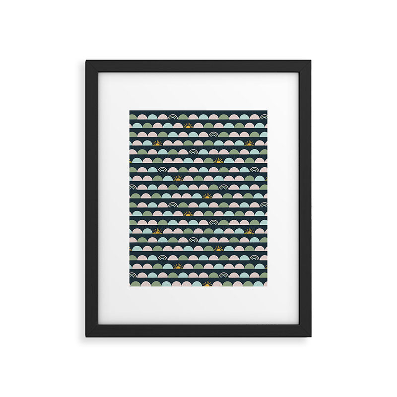 Rainbow Hillside Framed Art Print Gallery Image 6