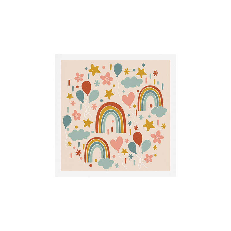 Rainbow Party Theme Art Print Gallery Image 1