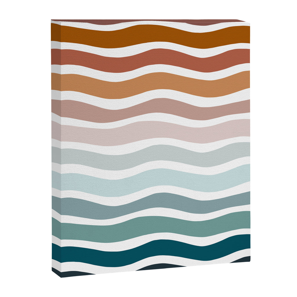 Rainbow Waves Canvas Print Gallery Image 8