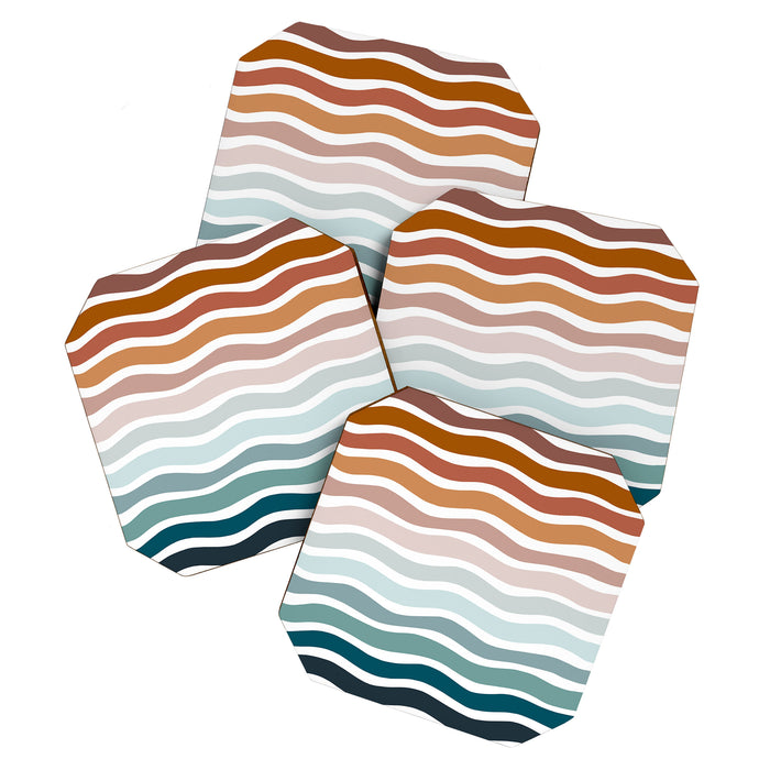 Rainbow Waves Coaster Gallery Image 1