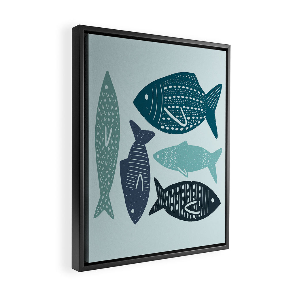 Reef Fish Framed Canvas Print Gallery Image 2