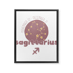Sagittarius Constellation Framed Canvas Print Gallery Image 6