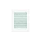 Sandbreak . Cool Mint Art Print Gallery Image 1
