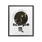 Scorpio Constellation Framed Canvas Print Gallery Image 8
