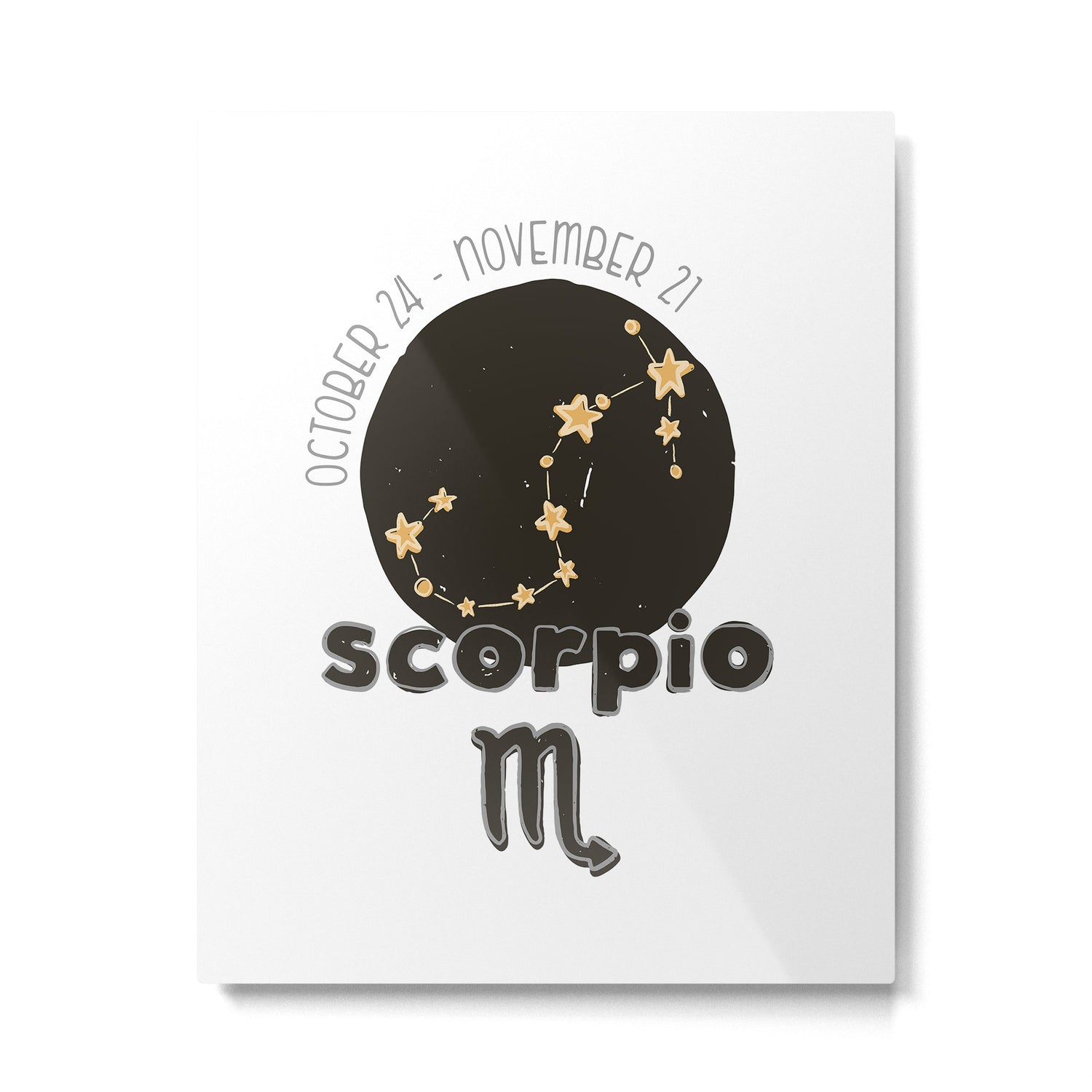 Scorpio Constellation Metal Print Gallery Image 6