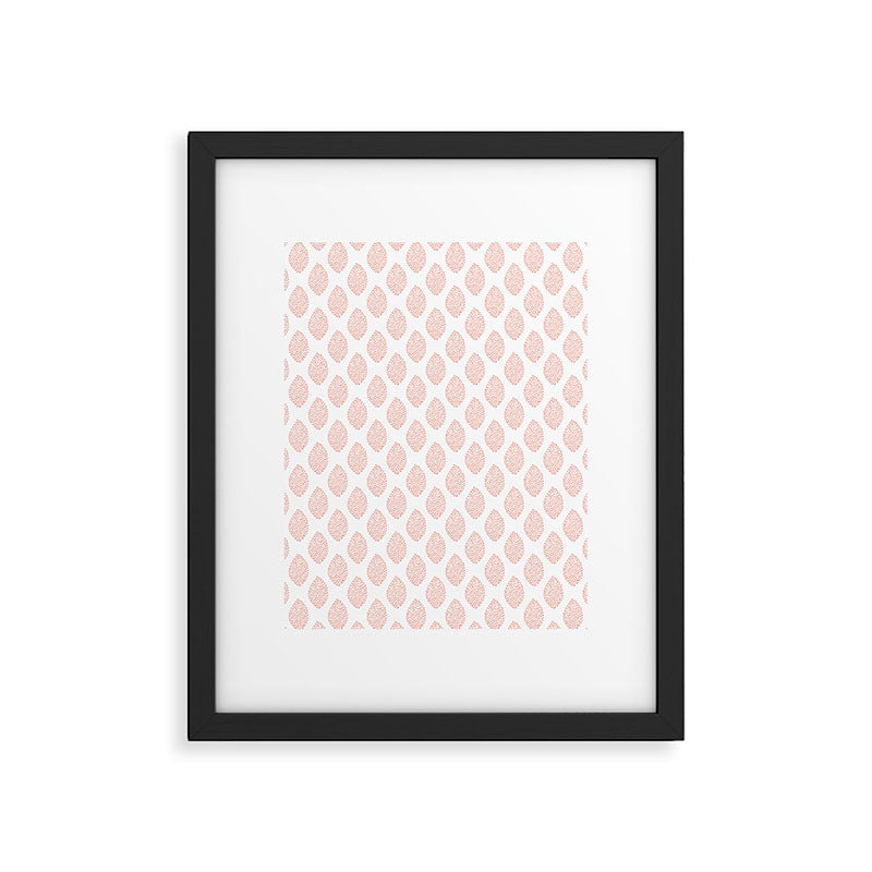 Seed Pods . Coral Framed Art Print Gallery Image 6
